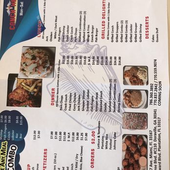 Conch Heaven - Menu - Caribbean Near Me - Doraville, Georgia Conch Heaven - Menu - Caribbean Near Me - Doraville, Georgia