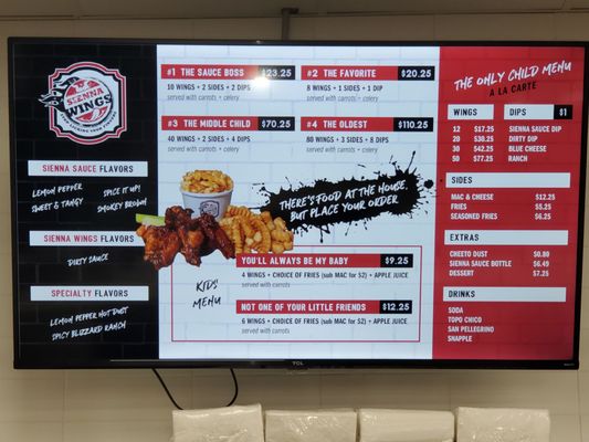 Menu photo 4 Sienna Wings Missouri City, TX Menu photo 4 Sienna Wings Missouri City, TX