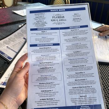 Florez Bar & Grill - Menu - Mexican Near Me - Sacramento, California