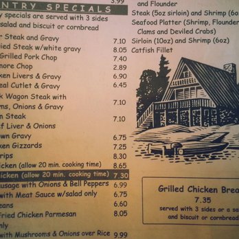 Country Cabin - Menu - Diners Near Me - Jacksonville, Florida Country Cabin - Menu - Diners Near Me - Jacksonville, Florida