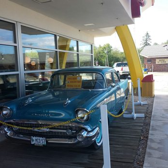 McDonald's - A 1957 Chevy parked right I front! - Fast Food Near Me - Brewer, Maine