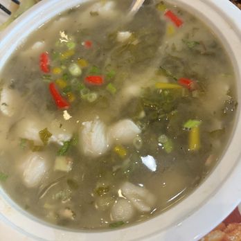 Hubei Restaurant - Fish soup with sour mustard green and chili - Chinese Near Me - Millbrae, California Hubei Restaurant - Fish soup with sour mustard green and chili - Chinese Near Me - Millbrae, California
