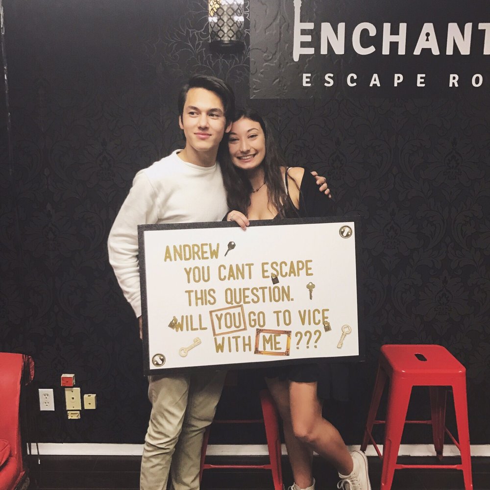 Enchanted Escape Room - I asked my boyfriend to a school dance, and the owners were so helpful and nice, I love this escape room by far the best in the valley - Escape Games Near Me - Northridge, California Enchanted Escape Room - I asked my boyfriend to a school dance, and the owners were so helpful and nice, I love this escape room by far the best in the valley - Escape Games Near Me - Northridge, California