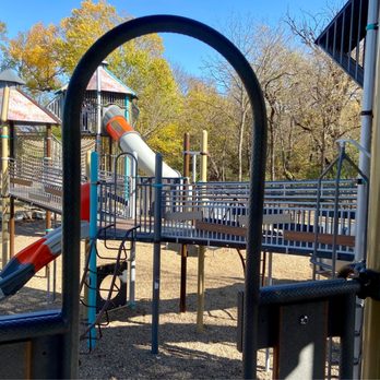 Spirit Park - Spirit Park - view looking out from up on the front portion of the playground for older children - Parks Near Me - Allen, Texas Spirit Park - Spirit Park - view looking out from up on the front portion of the playground for older children - Parks Near Me - Allen, Texas