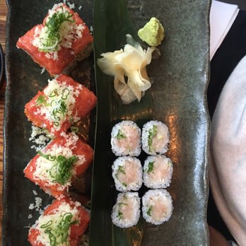 Ki Sushi - Spicy girl roll and yellowtail and scallion - Japanese Near Me - Brooklyn, New York Ki Sushi - Spicy girl roll and yellowtail and scallion - Japanese Near Me - Brooklyn, New York