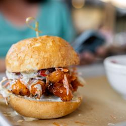 Lagunitas Brewing Company & Beer Sanctuary - Grilled Chicken Sando w/ gluten-free bun ($18)