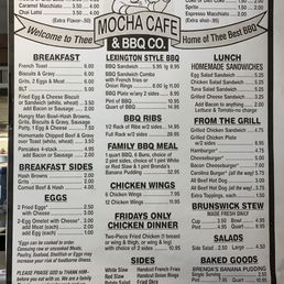 Call ahead. Here's the menu.