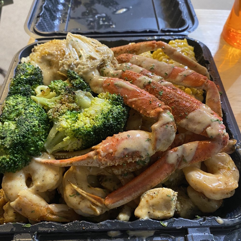 Goldies Seafood Carryout - Original Lover Box, Add Crab legs, add Broccoli - Delis Near Me - Baltimore, Maryland Goldies Seafood Carryout - Original Lover Box, Add Crab legs, add Broccoli - Delis Near Me - Baltimore, Maryland