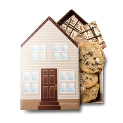 Geoff and Drew's - House Box filled with Buttercrunch and Cookies