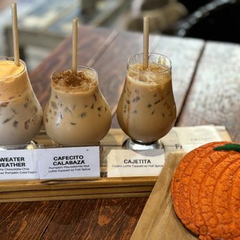 Fair Trade Cafe - Fall coffee flight. - Coffee & Tea Near Me - Phoenix, Arizona Fair Trade Cafe - Fall coffee flight. - Coffee & Tea Near Me - Phoenix, Arizona