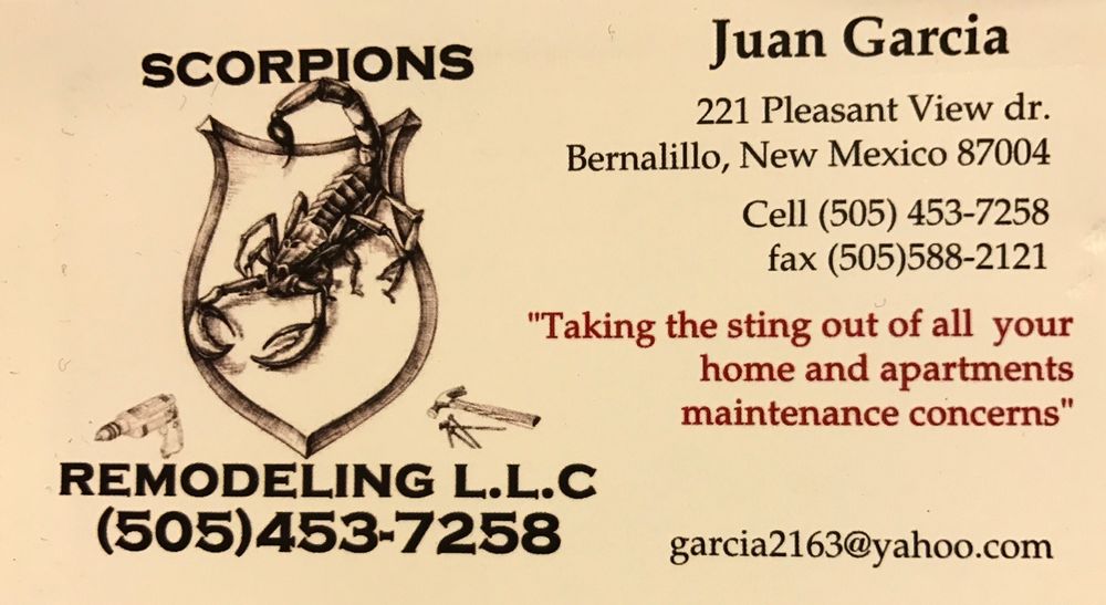 Slide of Scorpions Remodeling