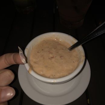 Fish City Grill - Plastic in the soup. Sad because it tasted good. - Seafood Near Me - Georgetown, Texas