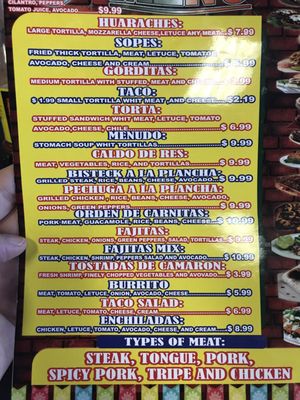 Menu photo 8 La Casita Charra Oak Ridge, TN