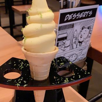 RAMEN-SAN - matcha ice cream cone - Ramen Near Me - Chicago, Illinois RAMEN-SAN - matcha ice cream cone - Ramen Near Me - Chicago, Illinois