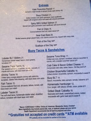 Menu photo 7 The Buoy Bar Point Lookout, NY