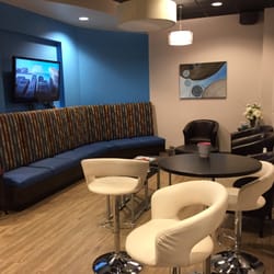 Awesome waiting room with high energy music