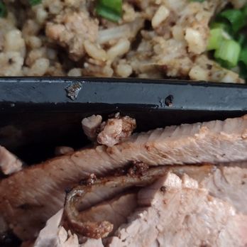 Ray's Real Pit BBQ Shack - Lean brisket dirty rice - Barbeque Near Me - Houston, Texas