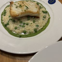 Halibut with risotto Halibut with risotto