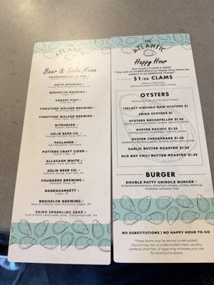 Menu photo 3 The Atlantic Virginia Beach, VA Menu photo 3 The Atlantic Virginia Beach, VA