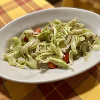 Dalla Zia - Puntarella dressed in Anchovy sauce - delicious!!!! - Tuscan Near Me - Milan, Michigan Dalla Zia - Puntarella dressed in Anchovy sauce - delicious!!!! - Tuscan Near Me - Milan, Michigan