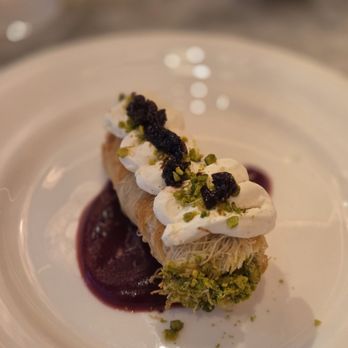 Zaytinya - Dessert: the roll with rose water custard cream - Tapas/Small Plates Near Me - New York, New York Zaytinya - Dessert: the roll with rose water custard cream - Tapas/Small Plates Near Me - New York, New York