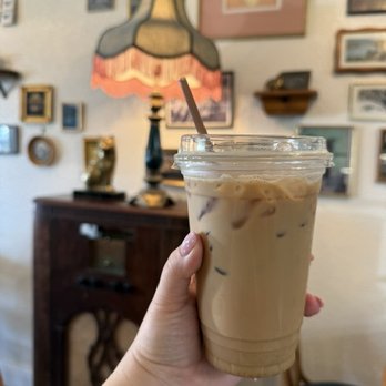 Lassen Pastry Company - Medium Banana Bread Latte with Oat Milk - Coffee & Tea Near Me - Palo Cedro, California Lassen Pastry Company - Medium Banana Bread Latte with Oat Milk - Coffee & Tea Near Me - Palo Cedro, California