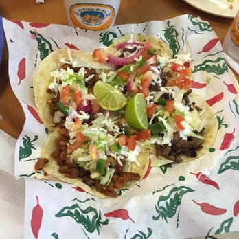 Servicio Azteca - Four taco plate (toppings all from the salsa bar)...all to die for. - Mexican Near Me - Clovis, New Mexico