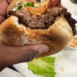 Average Joes' Bar and Grill - Bacon cheddar cheeseburger