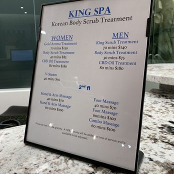 King Spa - Prices for women's services, men's services, and massages. - Massage Therapy Near Me - Chantilly, Virginia King Spa - Prices for women's services, men's services, and massages. - Massage Therapy Near Me - Chantilly, Virginia
