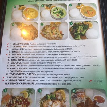 Cha Thai Restaurant - lunch specials. comes with soup, salad, and your choice of protein - Thai Near Me - Orange, California Cha Thai Restaurant - lunch specials. comes with soup, salad, and your choice of protein - Thai Near Me - Orange, California