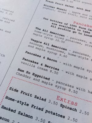 Menu photo 8 The Breakfast Club London, XGL Menu photo 8 The Breakfast Club London, XGL
