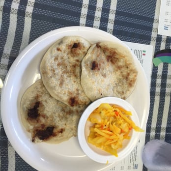 Mi Carnal Restaurant - 3 Pupusas - Mexican Near Me - Saint Augustine, Florida