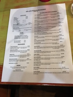 Menu photo 1 Don Juan On The Square Tyler, TX Menu photo 1 Don Juan On The Square Tyler, TX