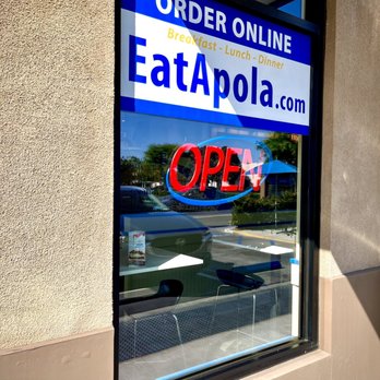 Apola Greek Grill - Front signage - Greek Near Me - Irvine, California