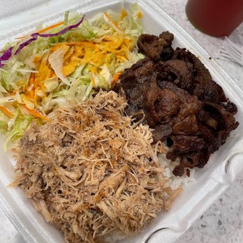 kona Hawaiian Bbq - Aloha BBQ Beef Plate with Pork - Hawaiian Near Me - Denver, Colorado kona Hawaiian Bbq - Aloha BBQ Beef Plate with Pork - Hawaiian Near Me - Denver, Colorado