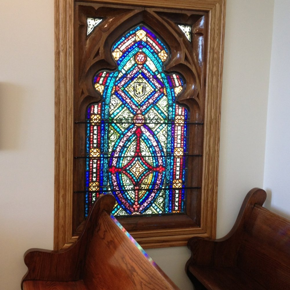 Hermann Hill Inn - Beautiful stained glass in chapel - Hotels Near Me - Hermann, Missouri Hermann Hill Inn - Beautiful stained glass in chapel - Hotels Near Me - Hermann, Missouri