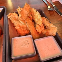 The Owl - Pub & Grill - Fried pickles. The batter is so good!