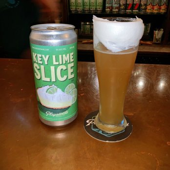 Hardware Store Brewing - Key Lime slice beer - New American Near Me - Titusville, Florida