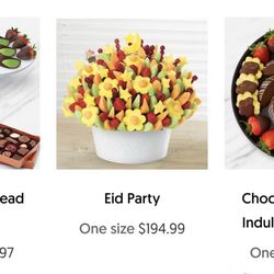 Edible Arrangements - THIS is what I paid for online.