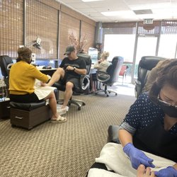 Men love getting their man Pedi's