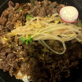 Mama's Kitchen - Beef Bulgogi Over Rice - Korean Near Me - Bellevue, Washington Mama's Kitchen - Beef Bulgogi Over Rice - Korean Near Me - Bellevue, Washington