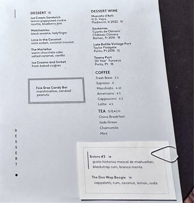 Menu photo 6 BAR Bludorn Houston, TX