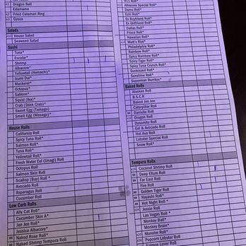 Sushi Damu - AYCE menu - Japanese Near Me - Frisco, Texas Sushi Damu - AYCE menu - Japanese Near Me - Frisco, Texas