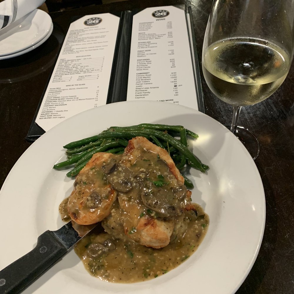 Table 26 - Chicken Marsala - New American Near Me - Turlock, California Table 26 - Chicken Marsala - New American Near Me - Turlock, California