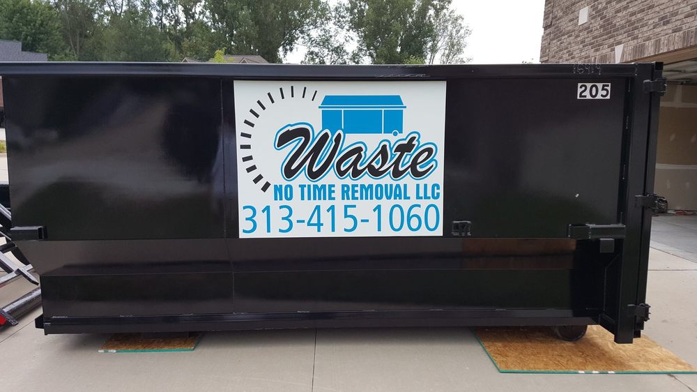 WASTE NO TIME REMOVAL 23259 Sibley Rd, Brownstown, MI Yelp