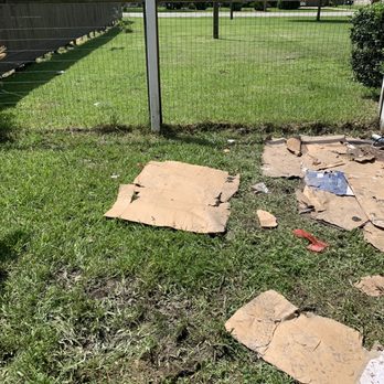 A1 Plus Electrical, Plumbing and Air - Trash left on job site. - Electricians Near Me - Houston, Texas