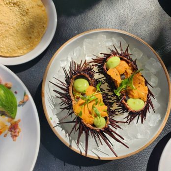 Holbox - Erizo | Sea Urchin and Scallop - Latin American Near Me - Los Angeles, California