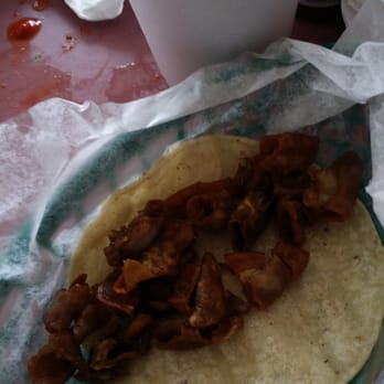 Tacos Jalisco - Tripas are drier than beef jerky. I was like hell naw. They said you still pay. - Mexican Near Me - Orange, California Tacos Jalisco - Tripas are drier than beef jerky. I was like hell naw. They said you still pay. - Mexican Near Me - Orange, California
