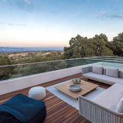 General Woodcraft - Mataverde FSC Machiche wood decking and Eurotec rooftop deck system by General Woodcraft