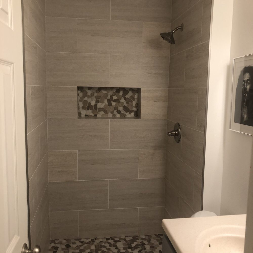 New shower stall!